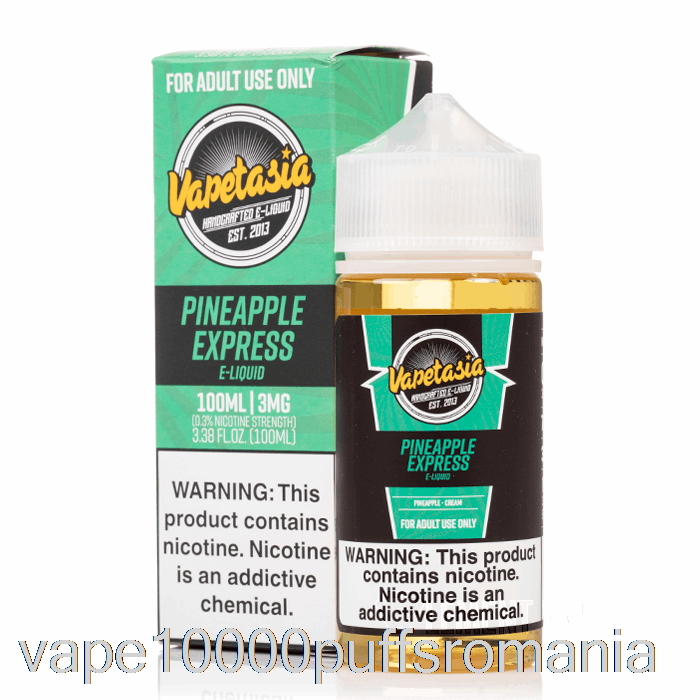 Vape Romania Ananas Express - Vapetasia - 100ml 3mg